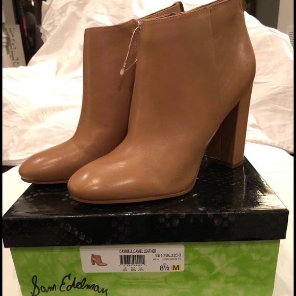 Sam Edelman Shoes - NEW-Sam Edelman Cambell Leather Booties
